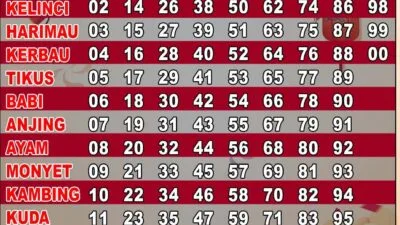 Daftar Tabel Shio Lengkap beserta Arti Mimpi 2024