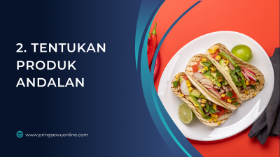 2. Tentukan Produk Andalan
