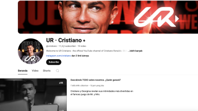 YouTube CR7 Pecah Rekor